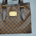 LV Hampstead MM N51204 Damier Ebene Coated Canvas with Gold Hardware #GLOSC-2 - Image 4