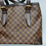 LV Hampstead MM N51204 Damier Ebene Coated Canvas with Gold Hardware #GLOSC-2 - Image 6