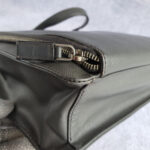Prada Document Bag Grey Saffiano Leather with Silver Hardware #OCUO-2 - Image 14