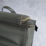 Prada Document Bag Grey Saffiano Leather with Silver Hardware #OCUO-2 - Image 12