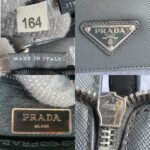 Prada Document Bag Grey Saffiano Leather with Silver Hardware #OCUO-2 - Image 23
