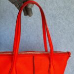 Tod's Shopping Zip Foderata Medium Red Calf Leather with Silver Hardware #OCLS-2 - Image 18