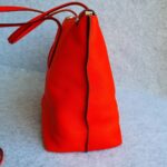 Tod's Shopping Zip Foderata Medium Red Calf Leather with Silver Hardware #OCLS-2 - Image 8