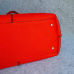 Tod's Shopping Zip Foderata Medium Red Calf Leather with Silver Hardware #OCLS-2 - Image 11