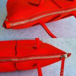 Tod's Shopping Zip Foderata Medium Red Calf Leather with Silver Hardware #OCLS-2 - Image 9