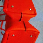 Tod's Shopping Zip Foderata Medium Red Calf Leather with Silver Hardware #OCLS-2 - Image 16