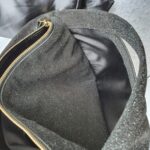 YSL Clutch Black Leather with Gold Hardware #OURC-1 - Image 17