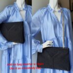 YSL Clutch Black Leather with Gold Hardware #OURC-1 - Image 22