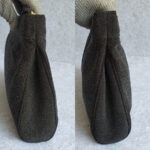 YSL Clutch Black Leather with Gold Hardware #OURC-1 - Image 9