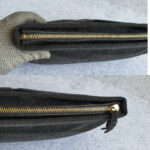 YSL Clutch Black Leather with Gold Hardware #OURC-1 - Image 10