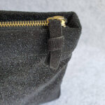 YSL Clutch Black Leather with Gold Hardware #OURC-1 - Image 8