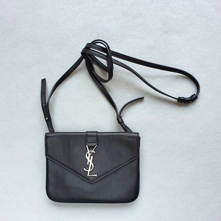 YSL Y Line Monogram Tri-Pocket Crossbody Bag #OCUR-1