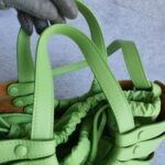 Bottega Veneta Mini Shell Green Smooth Leather with Silver Hardware #OCTT-1 - Image 18