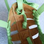 Bottega Veneta Mini Shell Green Smooth Leather with Silver Hardware #OCTT-1 - Image 25