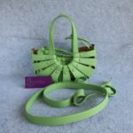 Bottega Veneta Mini Shell Green Smooth Leather with Silver Hardware #OCTT-1 - Image 3