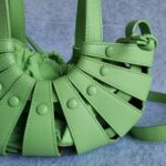 Bottega Veneta Mini Shell Green Smooth Leather with Silver Hardware #OCTT-1 - Image 5