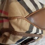 Burberry Hobo Bag Brown Canvas with Leather and Silver Hardware #SCUR-1 - Image 13