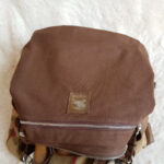 Burberry Hobo Bag Brown Canvas with Leather and Silver Hardware #SCUR-1 - Image 25