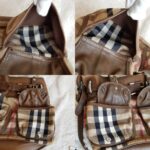 Burberry Hobo Bag Brown Canvas with Leather and Silver Hardware #SCUR-1 - Image 18