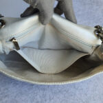 Chanel Flap Bag Silver Perforated Lambskin with Silver Hardware #OCSR-1 - Image 27