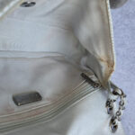 Chanel Flap Bag Silver Perforated Lambskin with Silver Hardware #OCSR-1 - Image 31