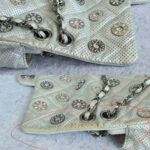 Chanel Flap Bag Silver Perforated Lambskin with Silver Hardware #OCSR-1 - Image 22