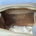 Chanel Vintage Bag Black/Gold Satin with Lambskin and Gold Hardware #OCYS-1 - Image 26