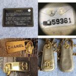 Chanel Vintage Bag Black/Gold Satin with Lambskin and Gold Hardware #OCYS-1 - Image 19