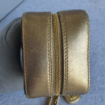 Chanel Vintage Bag Black/Gold Satin with Lambskin and Gold Hardware #OCYS-1 - Image 5