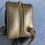 Chanel Vintage Bag Black/Gold Satin with Lambskin and Gold Hardware #OCYS-1 - Image 6