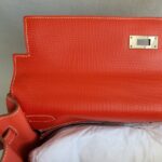 Hermes Ghillies Kelly 35cm Sanguine Swift Leather/grain D'h with Pallaium-Plated Hardware #OCTE-1 - Image 24