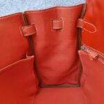 Hermes Ghillies Kelly 35cm Sanguine Swift Leather/grain D'h with Pallaium-Plated Hardware #OCTE-1 - Image 34
