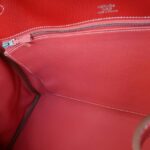 Hermes Ghillies Kelly 35cm Sanguine Swift Leather/grain D'h with Pallaium-Plated Hardware #OCTE-1 - Image 38