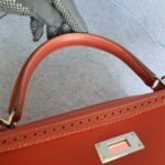 Hermes Ghillies Kelly 35cm Sanguine Swift Leather/grain D'h with Pallaium-Plated Hardware #OCTE-1 - Image 17