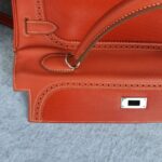 Hermes Ghillies Kelly 35cm Sanguine Swift Leather/grain D'h with Pallaium-Plated Hardware #OCTE-1 - Image 22