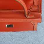 Hermes Ghillies Kelly 35cm Sanguine Swift Leather/grain D'h with Pallaium-Plated Hardware #OCTE-1 - Image 23