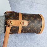 LV Duffle Bag Brown Monogram Coated Canvas with Leather and Gold Hardware #OCTT-2 - Image 5