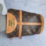 LV Duffle Bag Brown Monogram Coated Canvas with Leather and Gold Hardware #OCTT-2 - Image 2