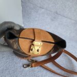 LV Duffle Bag Brown Monogram Coated Canvas with Leather and Gold Hardware #OCTT-2 - Image 6