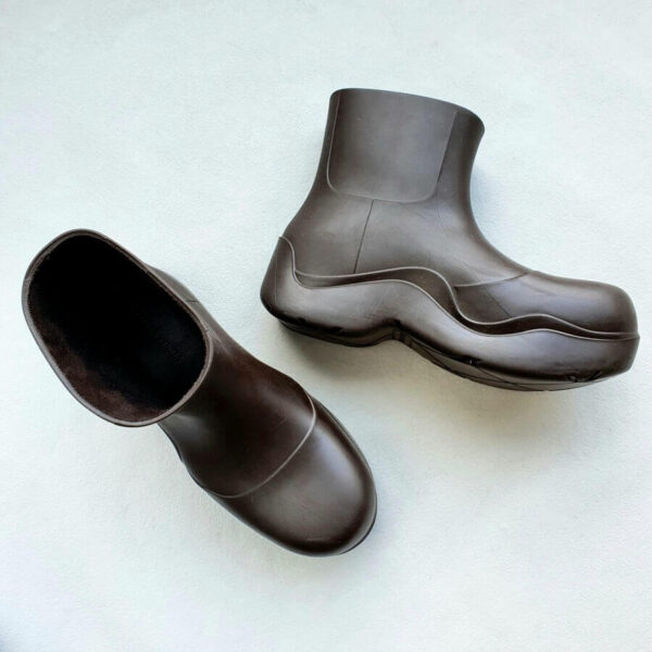 Bottega Veneta Sz37 Puddle Ankle Boots Rubber Sole Shoes #OCRT-3