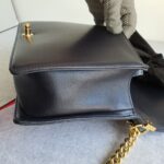 Chanel Le Boy New Medium Navy Blue Embossed Cube Lambskin with Silver/Gold Hardware #GLREO-1 - Image 10