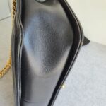 Chanel Le Boy New Medium Navy Blue Embossed Cube Lambskin with Silver/Gold Hardware #GLREO-1 - Image 19