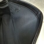 Chanel Le Boy New Medium Navy Blue Embossed Cube Lambskin with Silver/Gold Hardware #GLREO-1 - Image 32