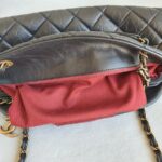 Chanel Mademoiselle Bag Black Aged Calfskin with Gold Hardware #OKCE-1 - Image 29