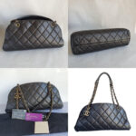 Chanel Mademoiselle Bag Black Aged Calfskin with Gold Hardware #OKCE-1 - Image 2