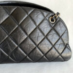 Chanel Mademoiselle Bag Black Aged Calfskin with Gold Hardware #OKCE-1 - Image 6