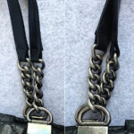 Chanel Shoulder Bag Black Calfskin with Ruthenium Hardware #TTLR-5 - Image 23