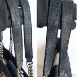 Chanel Shoulder Bag Black Calfskin with Ruthenium Hardware #TTLR-5 - Image 22