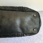 Chanel Shoulder Bag Black Calfskin with Ruthenium Hardware #TTLR-5 - Image 16