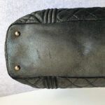 Chanel Shoulder Bag Black Calfskin with Ruthenium Hardware #TTLR-5 - Image 15